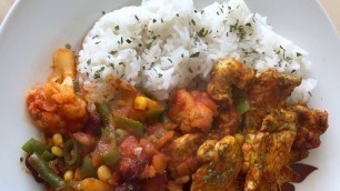 'Abnehmen - 7 Tage Challenge   Hühnchen und Reis'