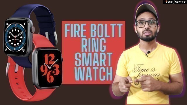 '\"Fire-Boltt Ring\" Another Smart Watch With Calling Function 