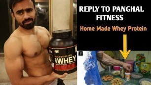 'Panghal Fitness HOME MADE PROTEIN Shake POWDER | No Supplements The Truth'