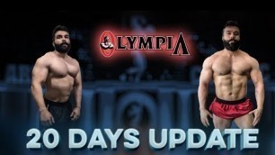 '20 Days Body Update | Road to Amateur Olympia'