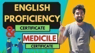 'How to make English Proficiency & Medical certificate  for  International/China Scholarship Council?'