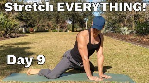 'Day 9 - Stretch & Lengthen EVERYTHING (Full Body Yoga) 30 Days of Yoga'