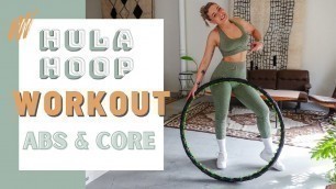 'HULA HOOP WORKOUT: Abs & Core Hula Hoop Training