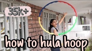 'How to learn hula hoop | 3 Day Challenge  | How to waist hoop | Effective Lockdown | Hula Hoop'