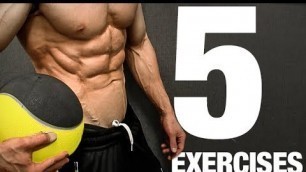 'Med Ball Workout (5 MOVES TO A 6 PACK!)'