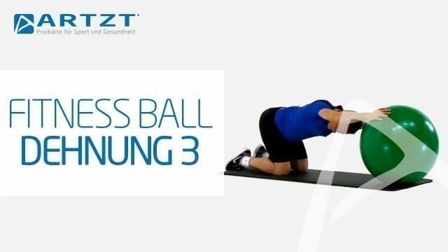 'ARTZT vitality Fitness Ball - Dehnung Schultern-Brust'