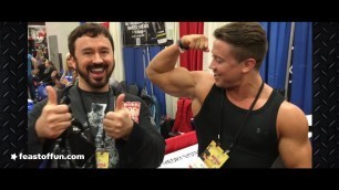 'What\'s in bodybuilder Clay Watkins\' lunch box? - Arnold Expo 2016 Hijinks'