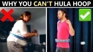 'Pro Teaches Beginner How To Use Smart Weighted Hula Hoop (Before And After)'