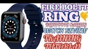 'Fire Boltt Ring With Bluetooth Calling - Overall Review with Training Tutorial'