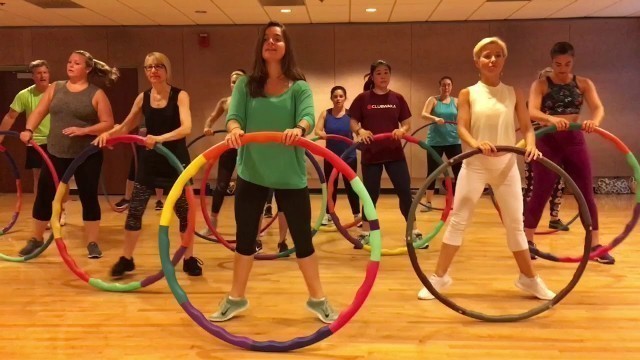 '“I’M AN ALBATRAOZ” AronChupa - Dance Fitness Workout Ballet Barre with Hula Hoops'
