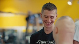 'Anytime Fitness: A health club that meets you where you are at. Meet Tyler.'