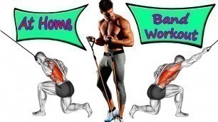 '30 Munites  resistance band workout - Exercises band workouts for women and men'