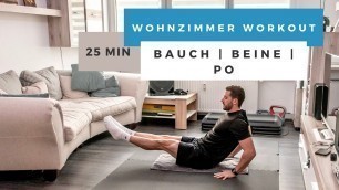 'Wohnzimmer Workout Bauch, Beine, Po | Für Fitness Einsteiger | 25 Minuten'