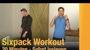 'Ganzkörper Sixpack Workout: 20 Minuten Fitness-Programm zum Mitmachen - abnehmen & definieren'