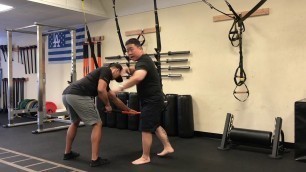 'Lower Back Strength and Stability Drill with TRX - Stick Mobility Exercise'