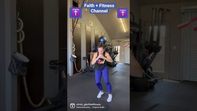 'Faith & Fitness Trainer // mini band exercises 2022 Christian Workouts'