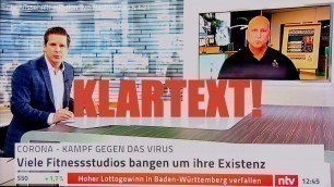 'ntv live Nachrichten vom 05.01.2021 mit David Zimmermann - Studiobetreiber redet Klartext!'