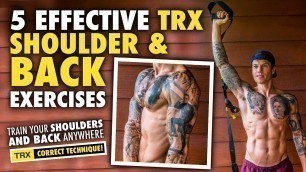 'The 5 best TRX shoulder and back exercises (Home Workout TRX Traveller)'