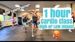 '1 Hour Cardio Class | High or Low Impact'