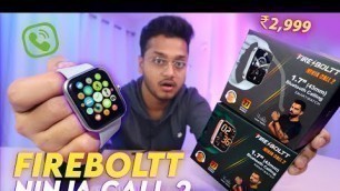 'Fire Boltt Ninja Call 2 Unboxing & Review | GIVEAWAY | Best Budget Calling Smartwatch Under ₹ 3000'