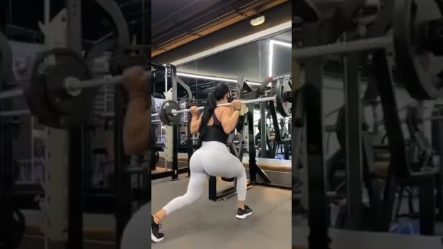 'sexy girl ass workout hard muscle  attitude fitness model #gymlover #gymstatus #gymlife'