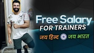 'FREE SALARY FOR TRAINERS | PANGHAL FITNESS'