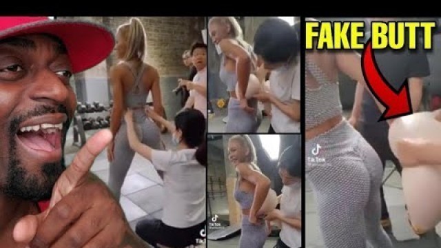 'Fitness IG Model Gets EXPOSED For Using Fake Butt Pads To Take Videos & Pictures!!'
