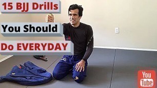 '15 BJJ Drills you should do EVERYDAY | Cobrinha BJJ'