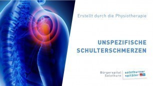 'soH - Unspezifische Schulterschmerzen, allgemeine Übungen'