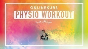 'Physio Workout mit Mirja - David Fitness Onlinekurse für Zuhause!'