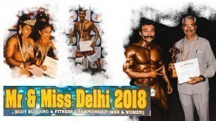 'Mr and Miss Delhi 2018: BODYBUILDING | amit panghal'