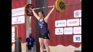 'a beautiful moment in sports women weight lifting#shots #video'