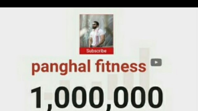 'Congratulations Panghal Fitness For 1 Million Subscribers'