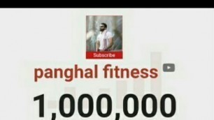 'Congratulations Panghal Fitness For 1 Million Subscribers'
