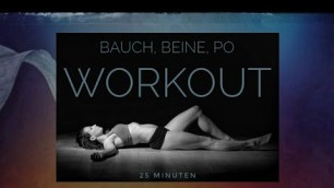 '25 Minuten Bauch, Beine, Po Workout + Stretching I Fitnesslevel I-II'