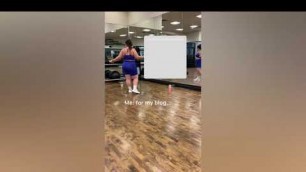 'Viral: Outrage after plus-sized fitness influencer films woman laughing at her at the gym'