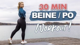 '30 MIN BEINE/PO TRAINING für Anfänger und Fortgeschrittene I Home Workout ohne Equipment'