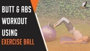 'Abs & Butt Workout Using Exercise Ball | with Amanda Russell'