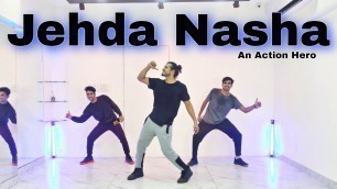 'Jehda Nasha | An Action Hero | Fitness Dance |  Zumba | Akshay Jain Choreography #jehdanasha'