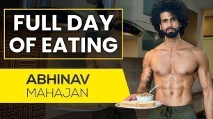 'FULL DAY OF EATING | ABHINAV MAHAJAN  PLANT BASED DIET PLAN FOR LEAN BODY'