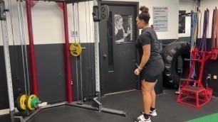 'Fitness Rx Exercise Library: How to do Straight Arm Pulldowns'