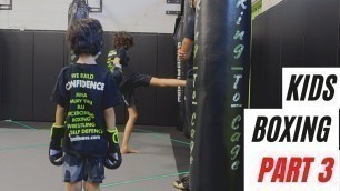 'Boxing class with Kids at Konga Fitness in Mississauga PART 3'