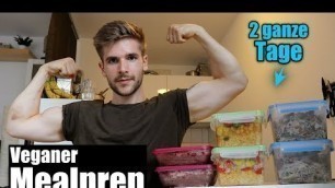 'Veganer Mealprep für Muskelaufbau | Vorkochen für 2 Tage!'