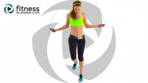 'Quick Sweat Cardio Fat Burn - Fun Jump Rope Workout'