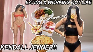 'Trying KENDALL JENNER Model Diet & Workout Routine*trying to look like her, not easy*|VRIDDHI PATWA'