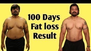 '100 Days Fat Loss Motivation | My 100 Days Fat Loss Challenge Result !!!'