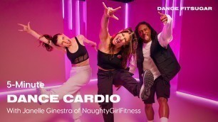 '5-Minute Dance Cardio With Janelle Ginestra of Naughty Girl Fitness | POPSUGAR FITNESS'
