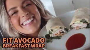 'RECIPE Fit health Avocado Breakfast Wrap by beautiful busty pawg thick curvy coach Whitney Simmons'