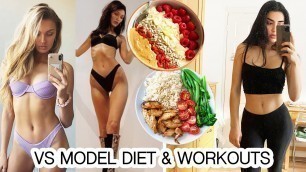 'TRYING THE VICTORIAS SECRET MODEL DIET & WORKOUTS FOR A WEEK... but VEGAN!'