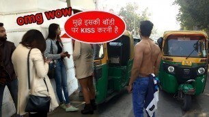 'When fitness freak goes shirtless in public | girls gone crazy in india 